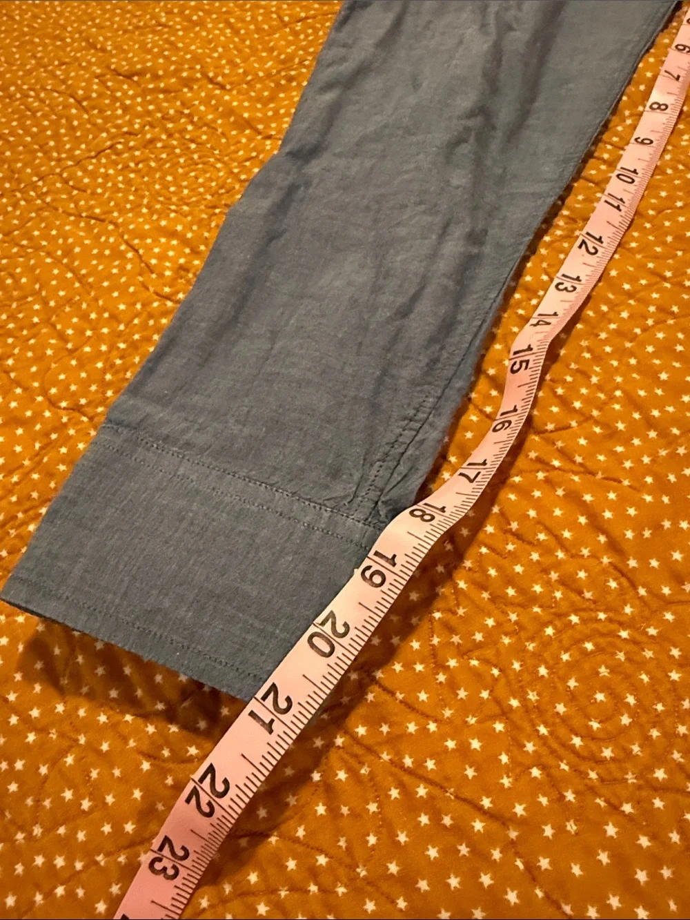 J. Crew Men's Chambray Button-Up Shirt in Blue